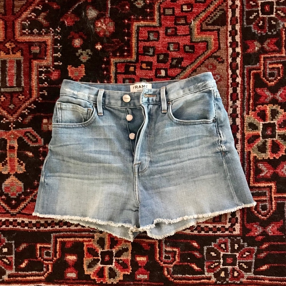 Frame denim le original cut off shorts